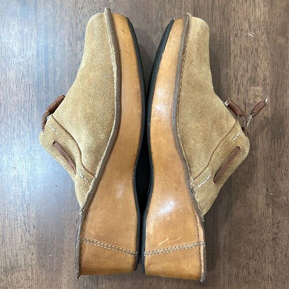 Sperry Top-Sider Women’s Brown Suede Slip-On Clogs Mules Comfort Block Heel Size - Picture 9 of 11